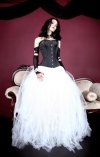 Total White-Out Formal Wedding Tulle Skirt