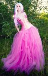 Pastel and Hot Pink Princess Wedding Tulle Skirt