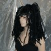 Gothic Black Knotty Hair Falls