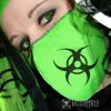 Neon Green BioHazard Mask