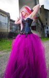 Hot Pink (Fuchsia) Kawaii Wedding Tulle Skirt
