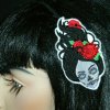 Day of the Dead Skull Roses Headband