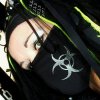 UV Glow in the Dark BioHazard Mask