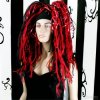 Red/Black Knotty Hair Falls