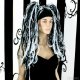 Black/White Knotty Hair Falls