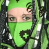 Neon Green Nurse Heart Mask