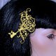 SteamPunk Embroidered Skelton Key Snap Clip (choose color)
